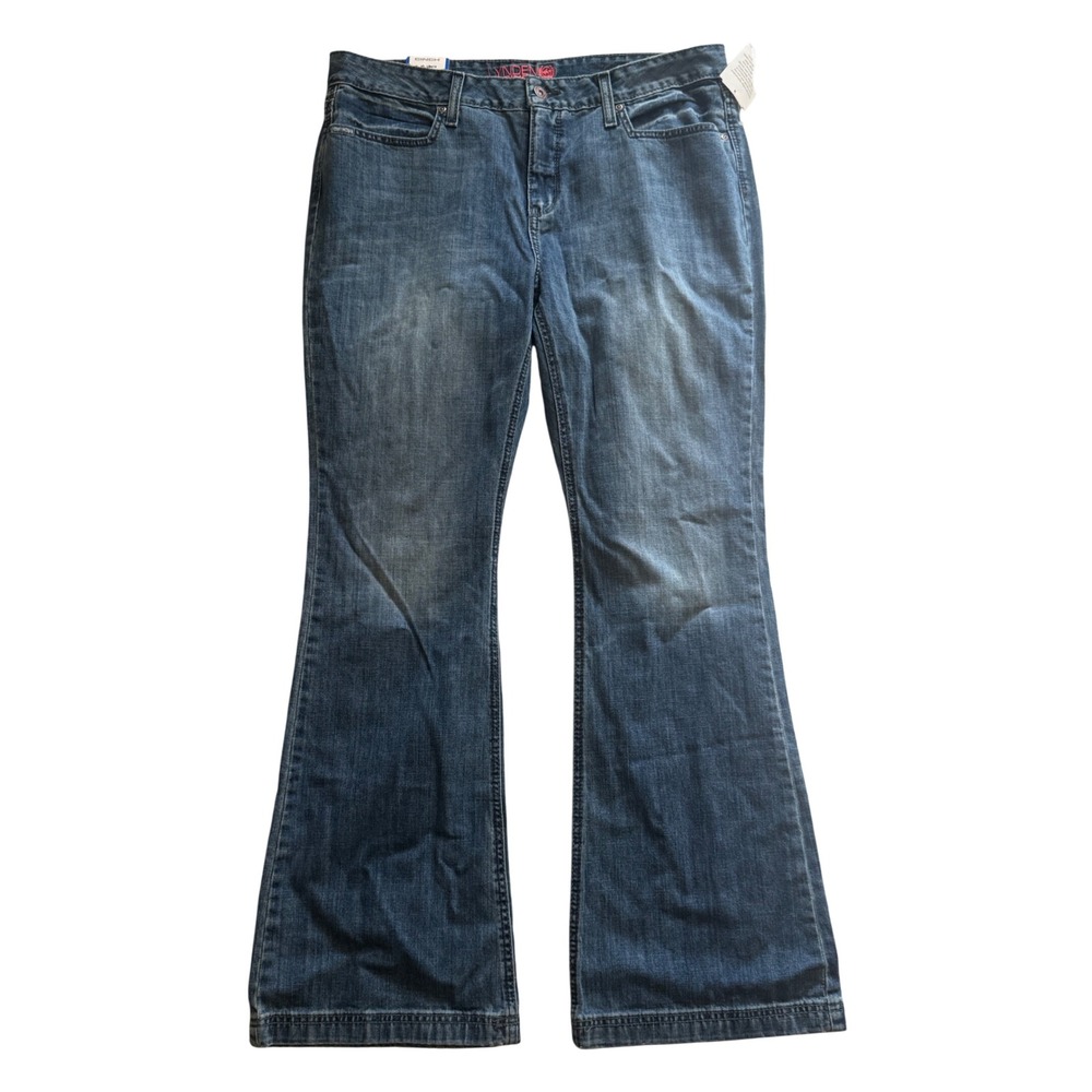 Cinch‎ Lynden Womens Blue Slim Fit Trouser Jeans Moderate Rise Flare 33/15R
